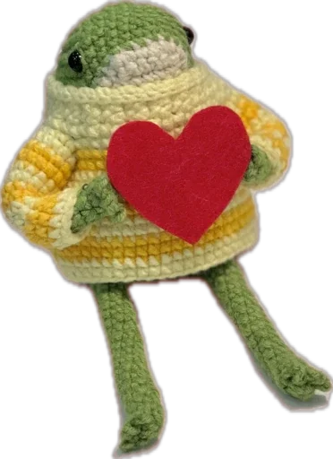 Лягушонок в свитере sticker ❤️