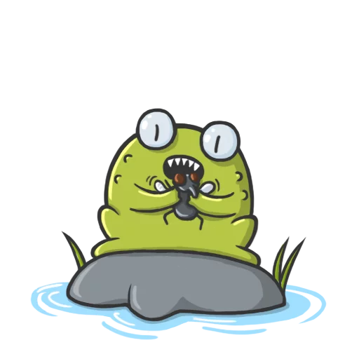 Mr Frog emoji 🍗
