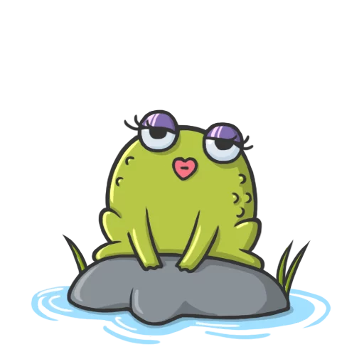 Telegram Sticker «Mr Frog» 😘