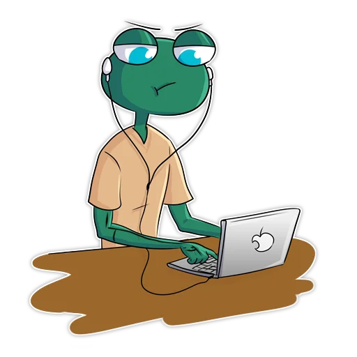 Telegram Sticker «froggyfrog» 🤨