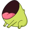Telegram emoji «Лягушачий микс » 😱