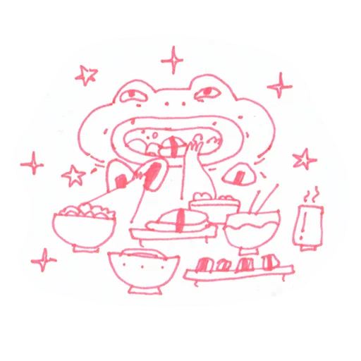frogs and toads sticker 🍙