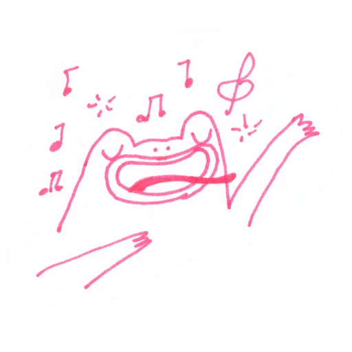 Telegram stiker «frogs and toads» 🎶