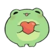 Frogs emoji ❤️