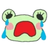 Frogs emoji 😭