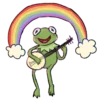 Frogs emoji 🌈