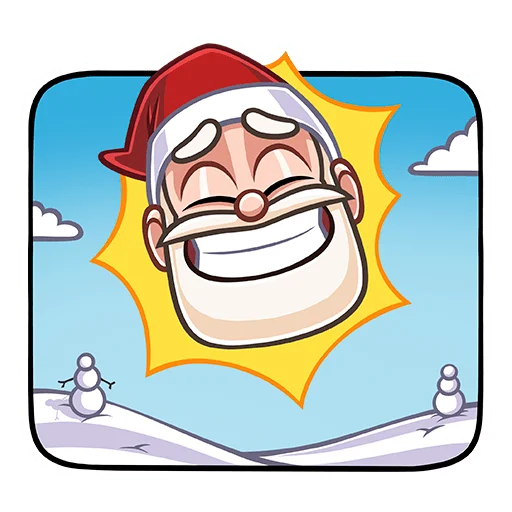 Telegram stiker «Гном Мороз» 😁
