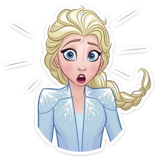 Telegram Sticker «Холодное Сердце 2» 😳