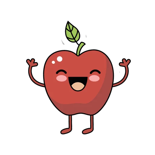 Telegram stiker «fruit and vegetables» 🍎