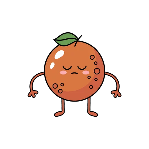 fruit and vegetables emoji 🍊