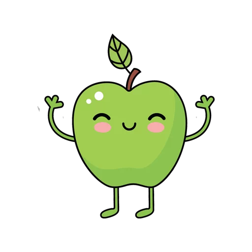 Telegram Sticker «fruit and vegetables» 🍏