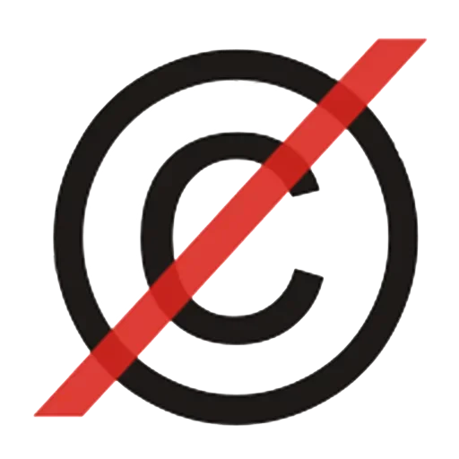 fuck copyright sticker 🤨