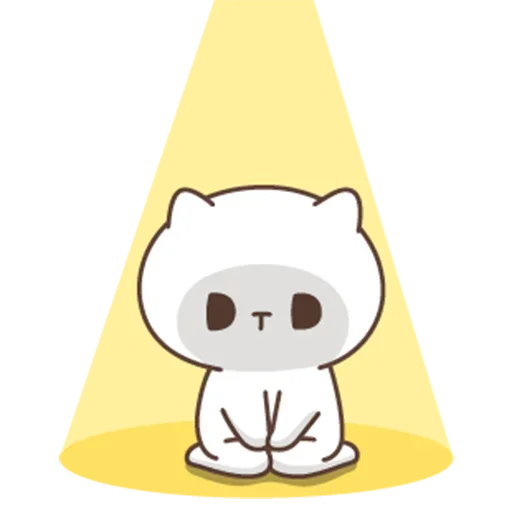 jobless kitty //  sticker 😶