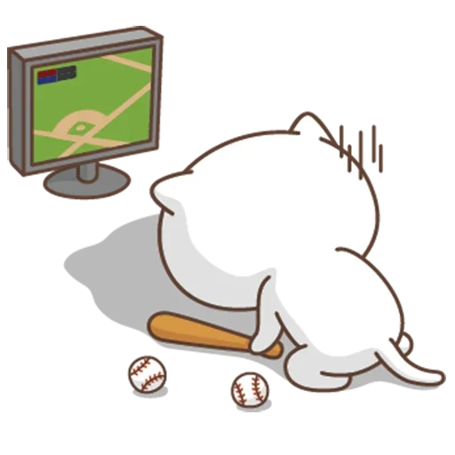jobless kitty //  emoji ⚾