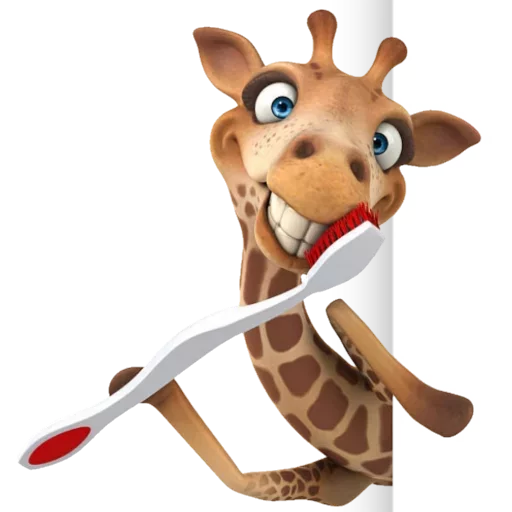 Стікери телеграм Giraffe