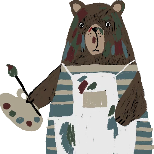 Telegram Sticker «Funny bears» 🎨