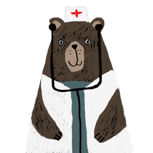 Telegram stiker «Funny bears» 🚑