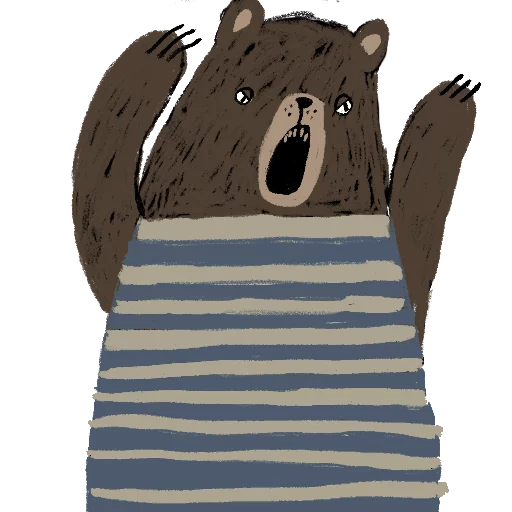 Telegram Sticker «Funny bears» 😡