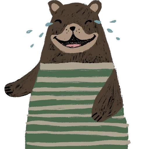 Telegram stiker «Funny bears» 😂