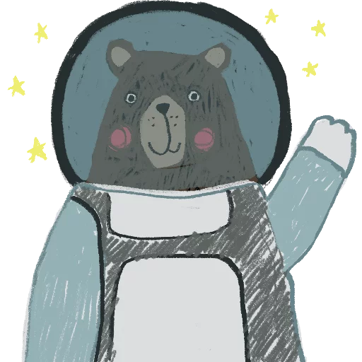 Емодзі Funny bears 🚀