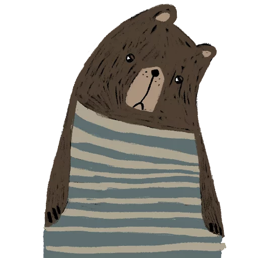 Telegram Sticker «Funny bears» 😔