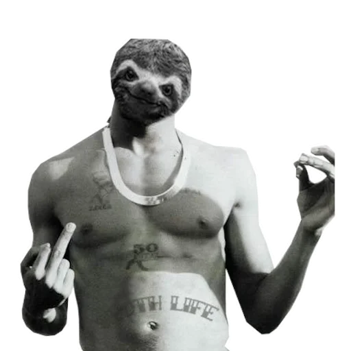 Telegram stiker «Fun Sloth» 📈