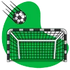 Football icons emoji 🥅