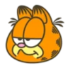 Garfield  emoji 😏