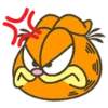 Garfield  emoji 😠