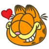Garfield  emoji 😘