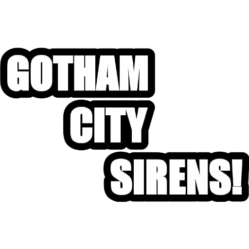 GOTHAM CITY SIRENS  sticker 🦇