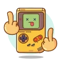 90s gadgets emoji 🖕