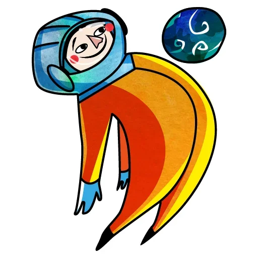 Kosmos Gagarin emoji 🙂