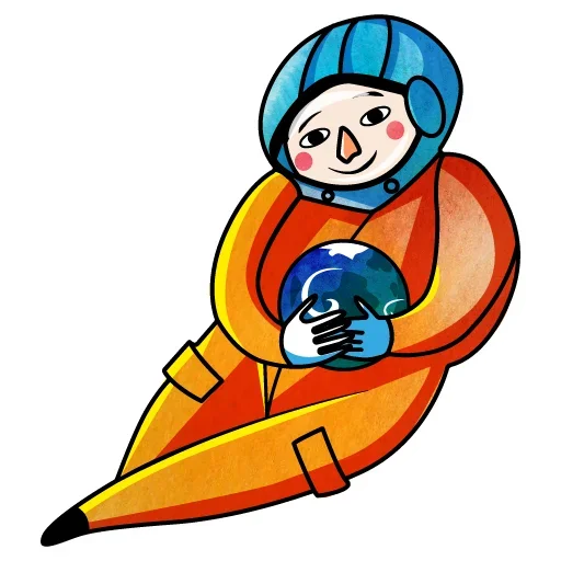 Kosmos Gagarin emoji 🥰