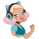 Gamer Girl emoji 🤢