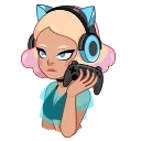Gamer Girl emoji 😠