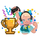 Gamer Girl emoji 🏆