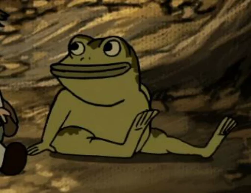 Стікер Telegram «Jason Funderburker - The frog» 👐