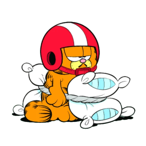 Telegram Sticker «Garfield & friends» 😐