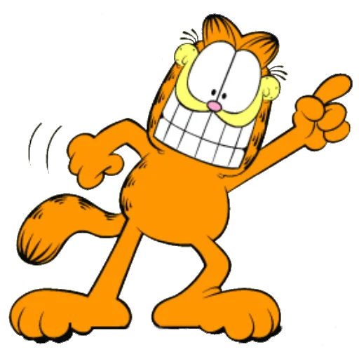 Стікер Telegram «Garfield & friends» 😁