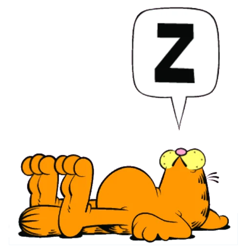 Garfield & friends emoji 😴