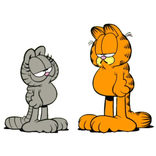 Telegram Sticker «Garfield & friends» 😒