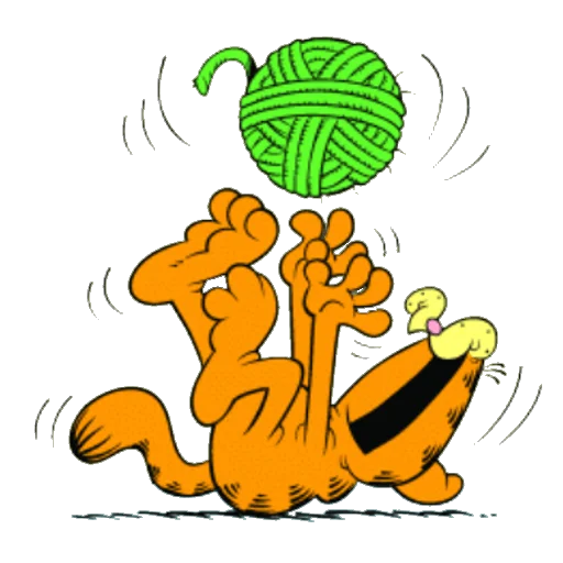 Telegram Sticker «Garfield & friends» 😜