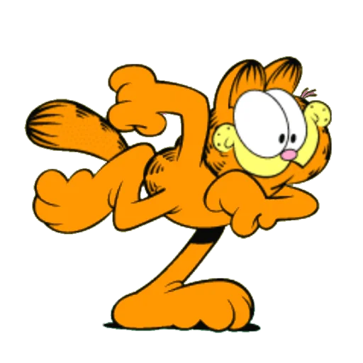 Telegram Sticker «Garfield & friends» 🏃