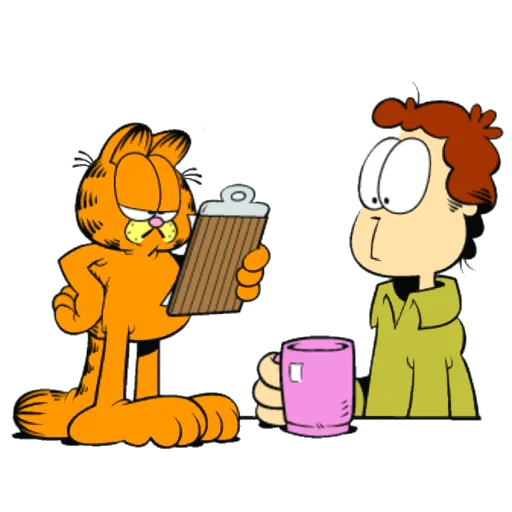 Эмодзи Garfield & friends 😳