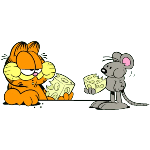 Telegram Sticker «Garfield & friends» 😆