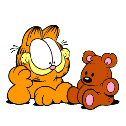 Telegram Sticker «Garfield & friends» 😄