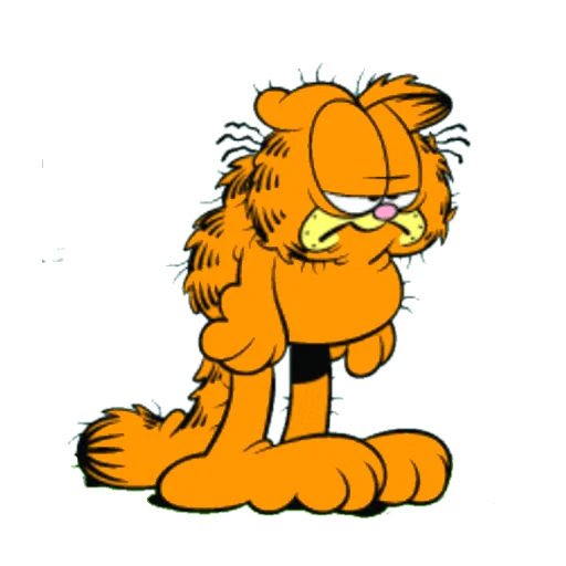Telegram Sticker «Garfield & friends» 😣