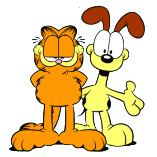 Стікер Telegram «Garfield & friends» 👀