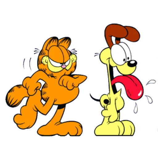 Telegram Sticker «Garfield & friends» 😮